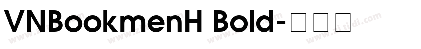 VNBookmenH Bold字体转换